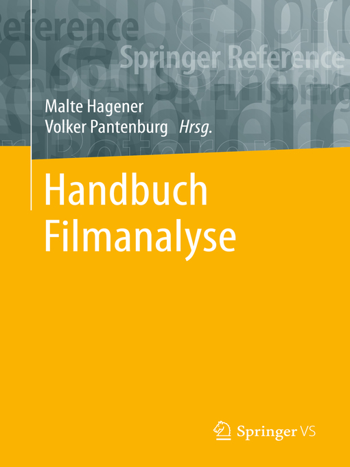 Title details for Handbuch Filmanalyse by Malte Hagener - Available